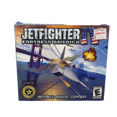 Jetfighter IV Fortress America PC CD-ROM Game NEW Sealed 2002 Flight SIM
