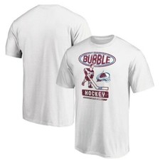 Colorado Avs White 2020 Stanley Cup Playoffs Bound Bubble Hockey XL.FANATICS!!