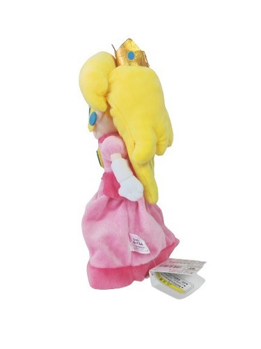 Peach Princess Super Mario Bros Character Plush Toy Stuffed Animal Figure 8" - Picture 3 of 4