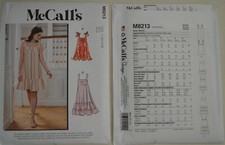 McCalls 8213 - Misses' Sleeveless Dresses.