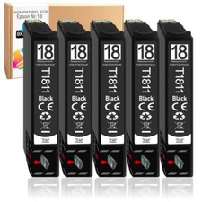 5 cartucce nere compatibili con Epson Expression Home XP-305,XP-322