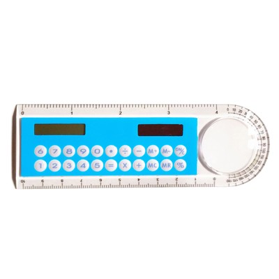 Solar Ruler Interesting Shock-proof 3 in 1 10cm Length Solar Card Ruler Portable