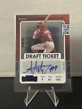 2021 Panini Contenders Prospect 2 Blue Draft Ticket /99 Yhoswar Garcia Auto