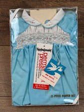 Vintage Springmaid 2-Piece Diaper Set Birth - 3 mos NWT