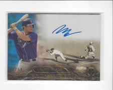 2014 Topps Tribute Tribute Traditions Blue Wil Myers AUTOGRAPH Rays /50 