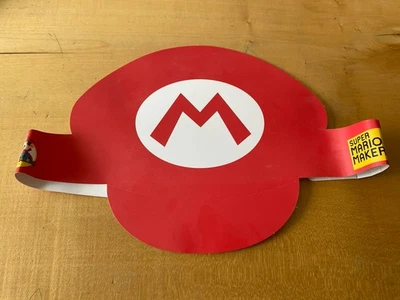 Nintendo Super Mario Maker Paper Hat Promotional Memorabilia Item Rare Official - Image 1 of 4