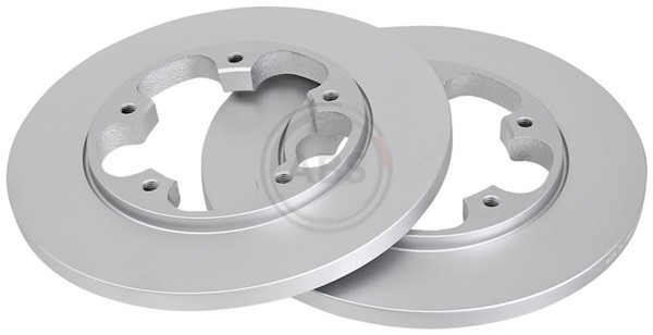 2X Bremsscheibe Beschichtet A.B.S. 18449 FüR Ford Transit FCD FDD V363 FED FFD-image