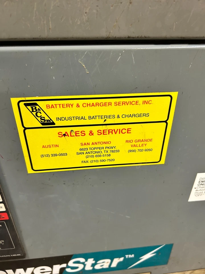 Ametek PowerStar SCR1000 196Z3-18 Industrial Forklift Battery Charger 36V 3Phase - Image 4 of 4