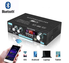 Amplificateur audio numérique Bluetooth, 2 canaux, HIFi, FM, USB