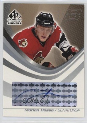 2003-04 SP Game Used Edition Signers Marian Hossa #SPS-HA Auto HOF 0w94