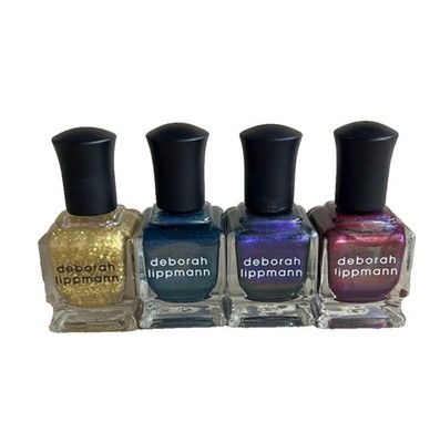 Deborah Lippmann Nail Lacquer Lot of 4  from 2010 / 2012 HTF