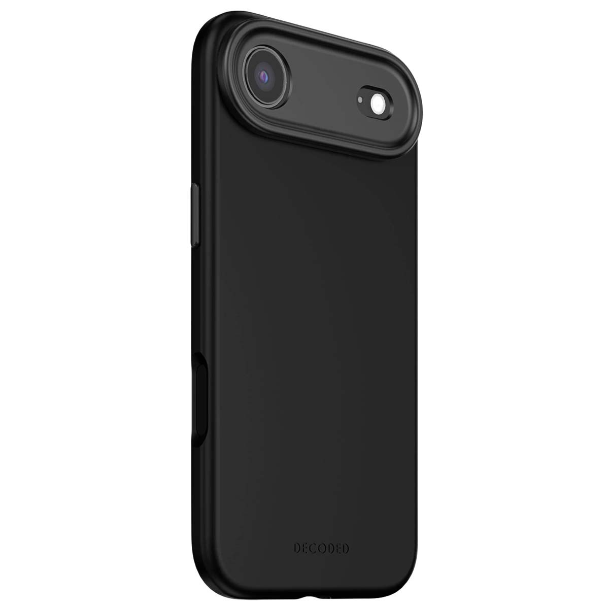 Coque iPhone Air Décoded en silicone antibactérien noir lisse - 2