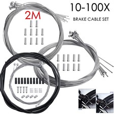 10-100Pc 2M Road Moutain Bike Brake Cable Cap Gear Shift Front Rear Inner Set