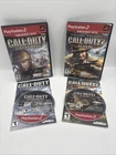 Call of Duty 2 The Big Red One & Finest Hour Playstation 2 CIB PS2 Tested
