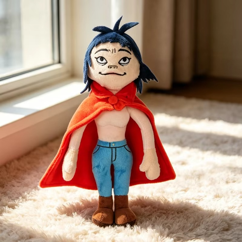 Gorillaz Plush Noodle 2-D Plushie Toy for Animation Fans | eBay