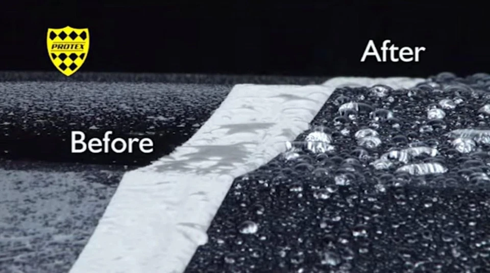 Kit de cuidado de capota blanda convertible PROTEX con limpiador de lona e impermeable Foto 3 de 3