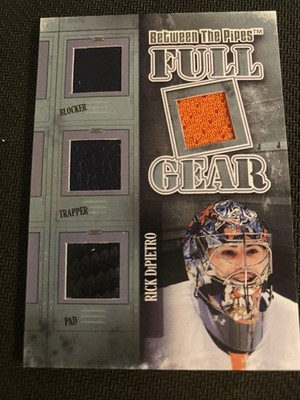 2013-14 In The Game Between the Pipes #FG-12 Rick DiPietro Full Gear Silver