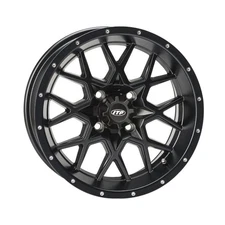ITP Hurricane Wheel 12x7 5.0 + 2.0 Matte Black For CAN-AM Mavrick 1000 XMR 2014