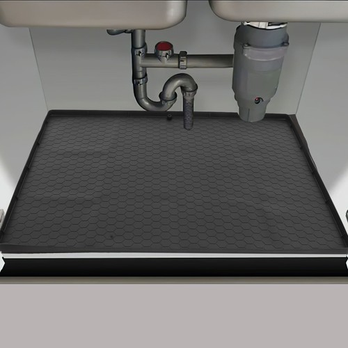 Waterproof Sink Pad under Protector Mats Basin Undersink Kitchen The - Bild 12 von 12