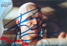 Rick Yune oryginalny autograf 9x13 JAMES BOND ZŁOCZYŃCA 007 TATA