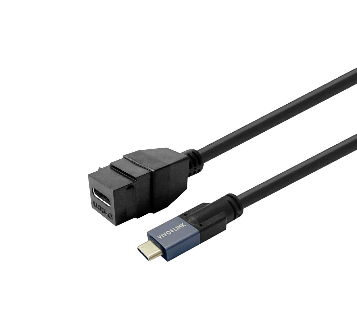 Vivolink PROKEYUSBCFM05B Keystone Black USB-C female