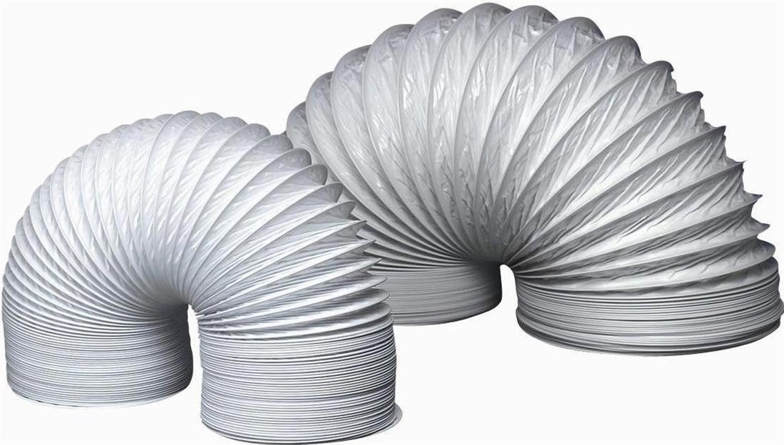 Airvent 100mm 4"" Flexible Ducting 3 metre long White