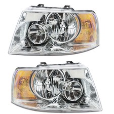 For Ford Expedition 2003-2006 Trq Driver Passenger Side Replacement Headlights