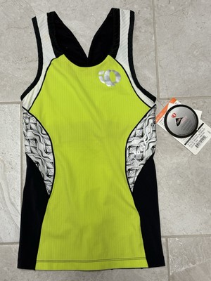 Pearl Izumi Elite InRCool Tri Singlet - Womens - Lime-White Size Small