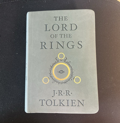The Lord of the Rings by J.R.R. Tolkien Hardcover Novel, English Fantasy