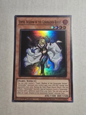 Loptr, Shadow of the Generaider Bosses RA05-EN016 Rarity Collection 5 1st...
