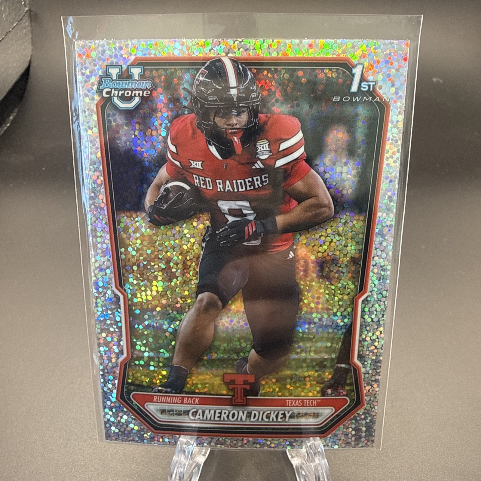 Topps Bowman Chrome U 2026 Cameron Dickey RC Speckle Refractor #BCP-163
