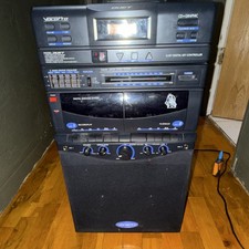 VocoPro Duet VP-890G Karaoke System 5-Band EQ, Digital Echo, Dual Cassette