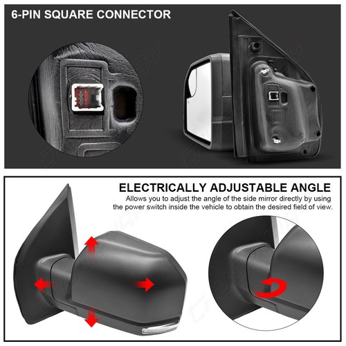 FITS 2015-20 Ford F150 Driver Left Side Mirror Power Folding Memory Blind Spot - Photo 7/9