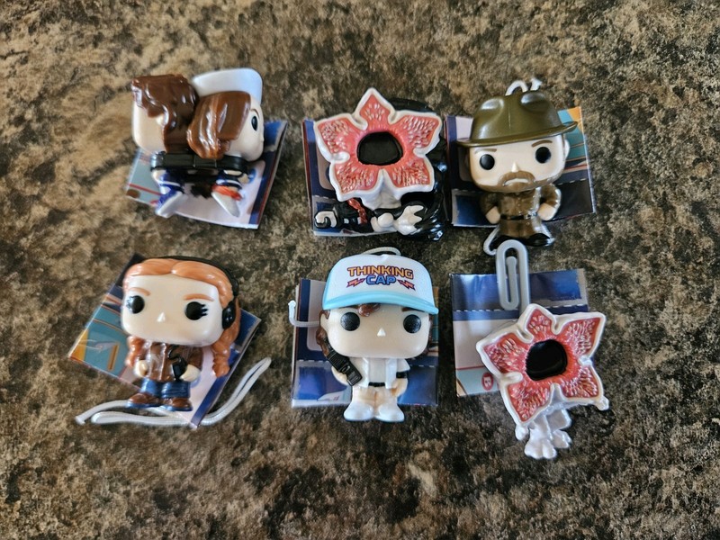 Stranger Things Kinder Joy Funko Pop Figure Lot Of 6 RARE