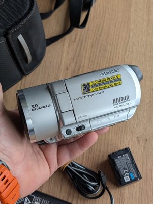 Sony DCR-SR90E 30GB HDD Camcorder Video Camera Retro Silver Digital, Perfect!