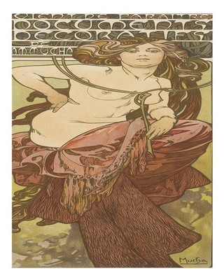 Alphonse Mucha Jugendstil Wandkunst Druck Vintage Dekor Art Nouveau El