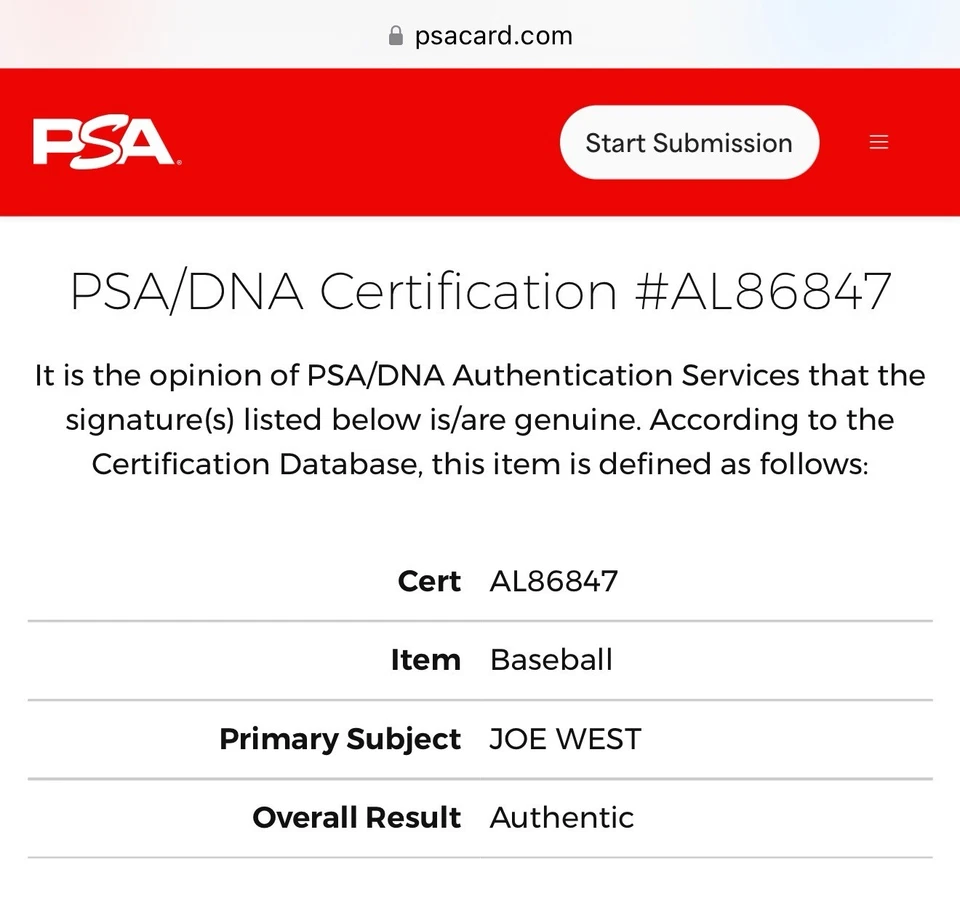 💥Joe West💥 Chicago Cubs Signed 2016 World Series Baseball Autograph inscribed - Image 3 of 4