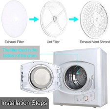 10 PCS Dryer Exhaust Filter for Panda Dryer Filter-365 days QA-Universal Lint Fi