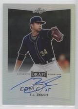 2016 Leaf Metal Draft TJ Zeuch #BA-TJZ Auto y8h