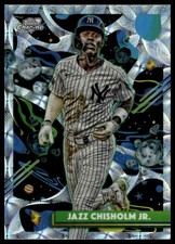 2025 Topps Chrome Cosmic #156 Jazz Chisholm Jr. Nucleus Refractor
