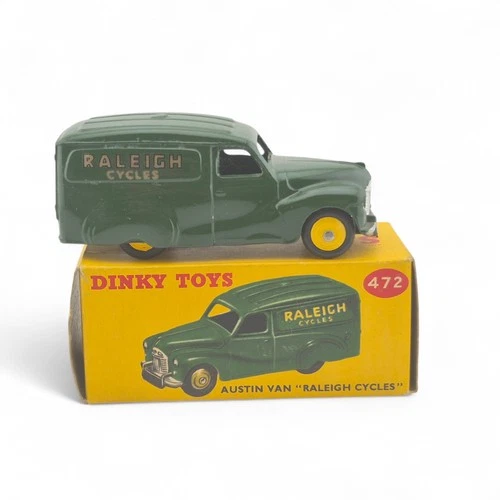 Vintage Dinky 472 Austin Van Raleigh Cycles Mint in Good Original Box