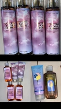 11 Bath & Body Works Cotton Candy Clouds cream, Mist, body Wash,shower gel