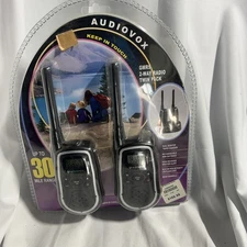 Audiovox GMRS2572CH Two Way Radio Walkie Talkie, LED Flashlight, NOAA Receiver