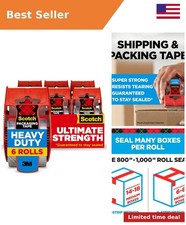 Scotch Heavy Duty Shipping Packing Tape, Clear, 1.88 in. x 22.2 yd.