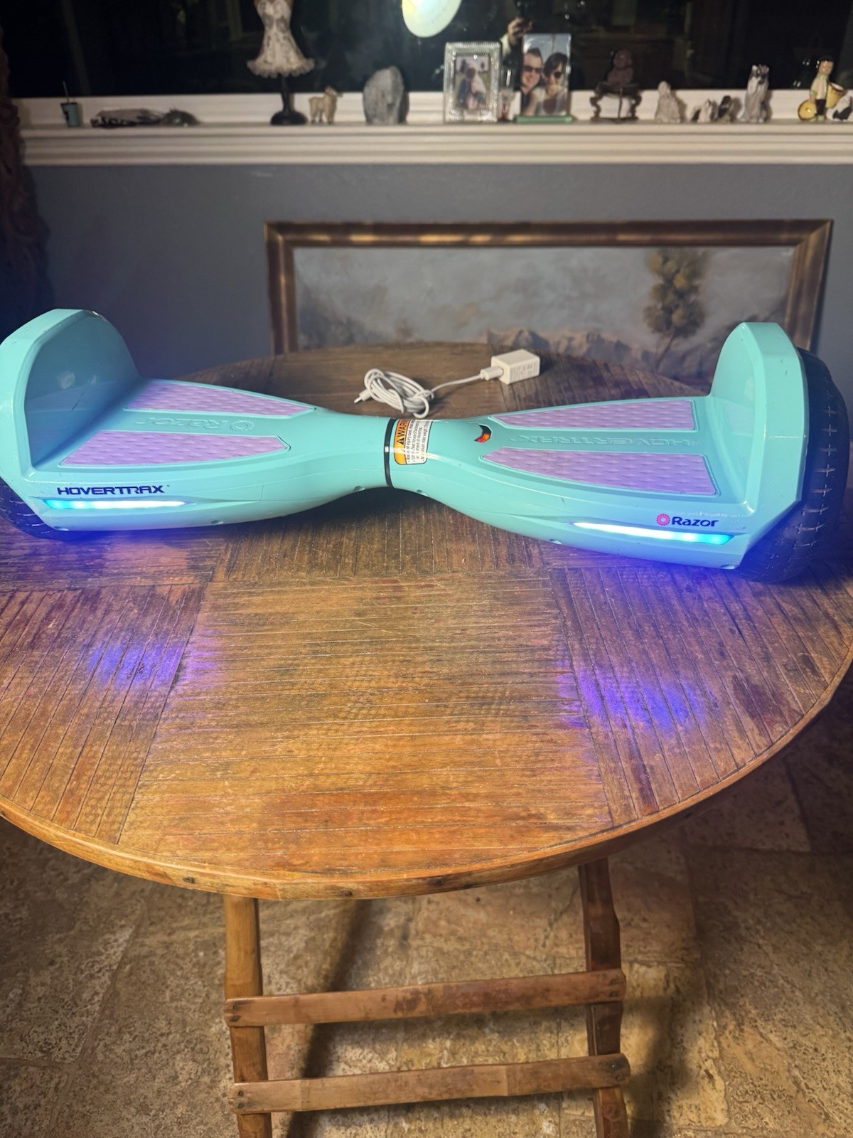 Razor Hovertrax Lux (Teal/Mint And Purple) With Charger