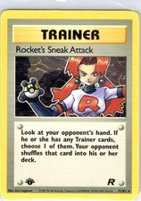Rocket's Sneak Attack 72/82 Rare Team Rocket Pokemon 1st Edition MP non holo on eBay