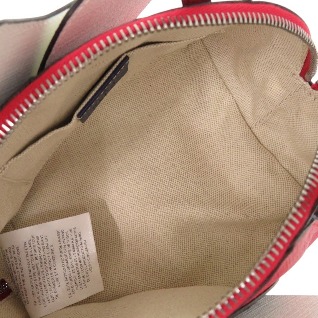 Gucci Children's Leather Handbag Red Silver Used 15.5-21.5cm x 13cm x 13.5cm thumbnail 5