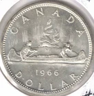 1966 Canadian Silver Uncirculated QEII & Voyager One Dollar Coin! #2