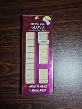 Dashing Diva Gloss Ultra Shine Gel Nail Strips CREAMY CASHMERE New