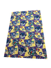 Vintage 1995 DC Batman Robin Cartoon curtain panel 41x63in poly/cotton purple